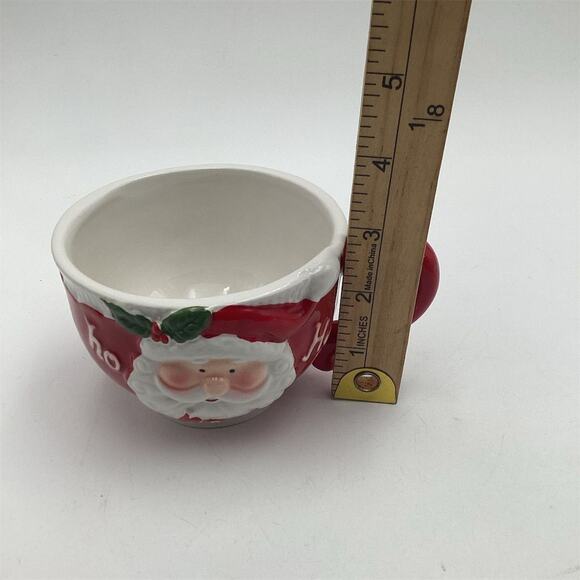 Santa Ceramic Mug Red Christmas Holiday Theme - Picture 8 of 9